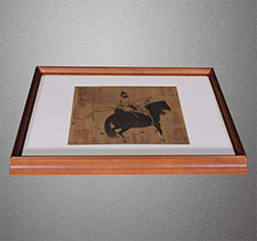 郧西书画装裱配框服务案例