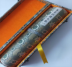 郧西书画装裱案例